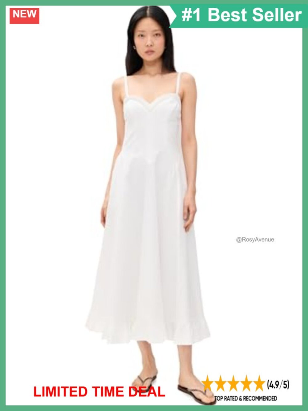 Free People Another Season Midi Dress Ruffled Sweetheart Casual